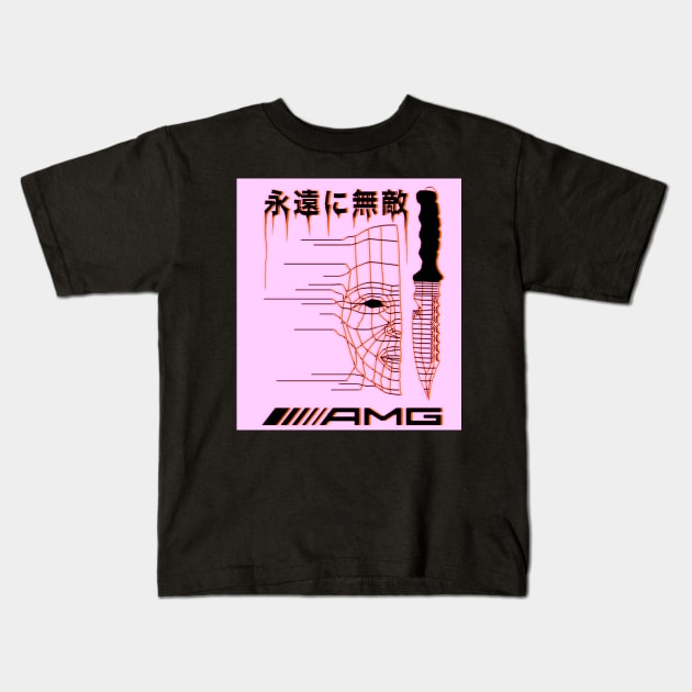 VHS styled Kids T-Shirt by HamsterOver